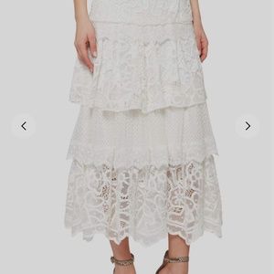 ALEXIS Atropos Tiered Lace Skirt (NEW/UNWORN)